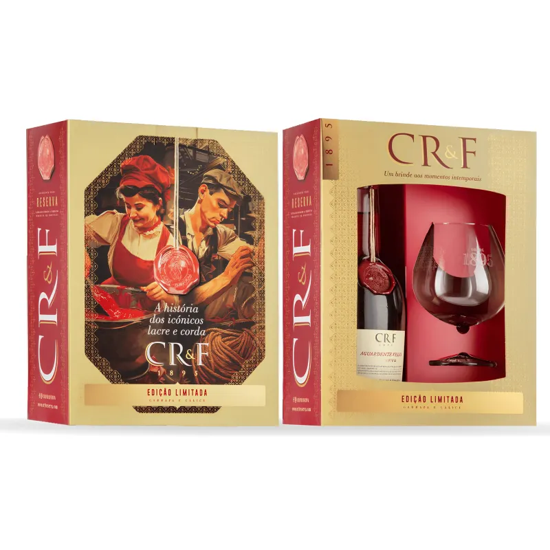 C.R&F Aguardente Reserva c/copo 70cl