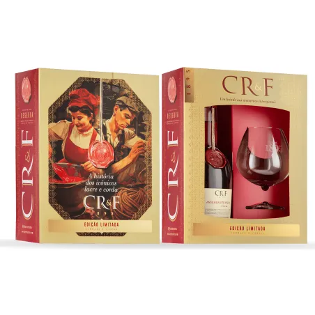 C.R&F Aguardente Reserva c/copo 70cl