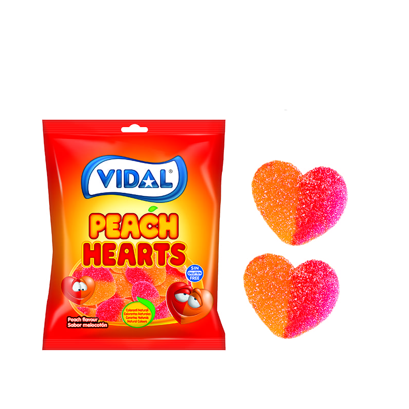 GOMAS CORACOES ACUCAR 90GR  - 1