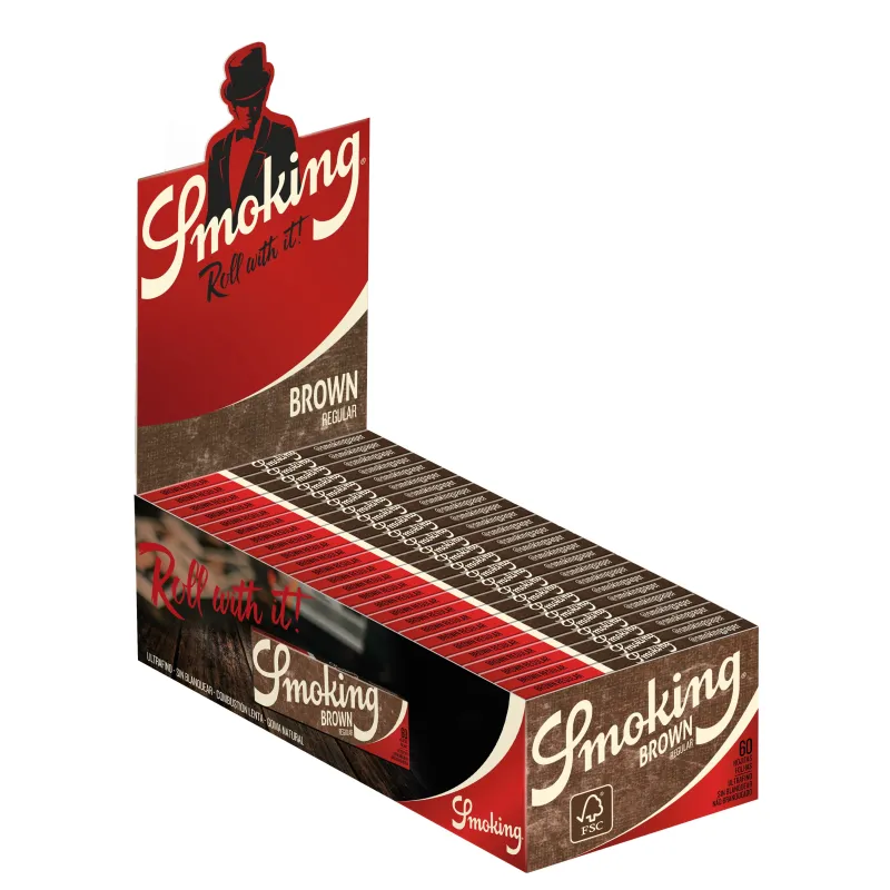 SMOKING N8 BROWN PAPEL DE FUMAR C/50