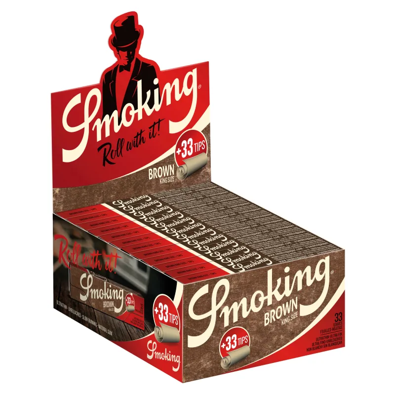 SMOKING BROWN KS+TIPS C/24