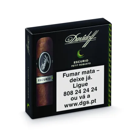 DAVIDOFF ESCURIO PETIT ROBUSTO C/4