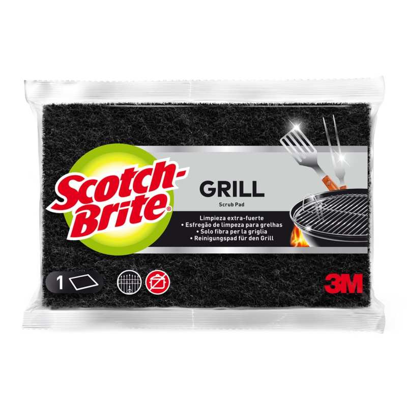 ESFREGÃO SCOTCH BRITE GRELHAS 1UN