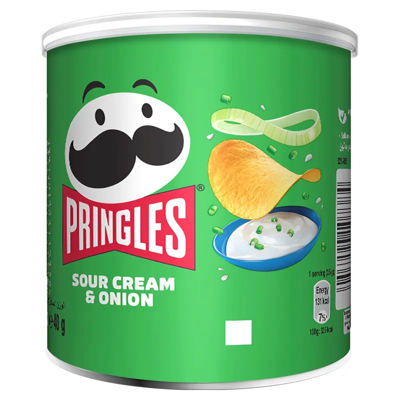 PRINGLES NATAS CEBOLA BATATAS FRITAS 40GR