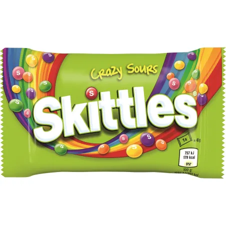 SKITTLES CRAZY REBUÇADOS 38GR