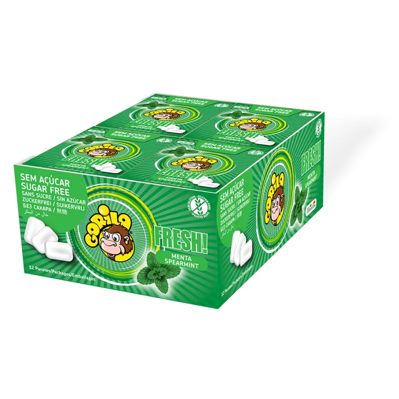 GORILA GO FRESH SPEARMINT PASTILHAS