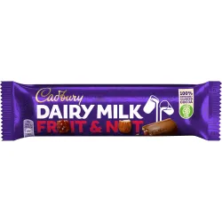 DAIRY MILK FRUIT NUT CHOCOLATE 49GR