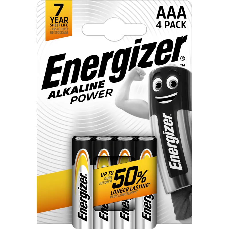 ENERGIZER PILHAS P. LR03 AAA BL4