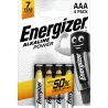 ENERGIZER PILHAS P. LR03 AAA BL4