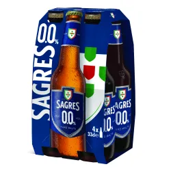 Sagres 0% Sixpack Vidro 33cl