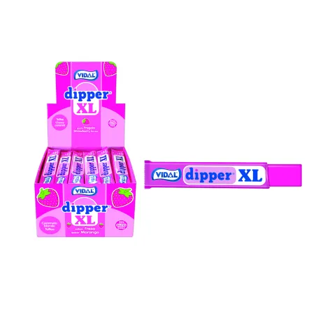 VIDAL DIPPER XL MORANGO GOMAS