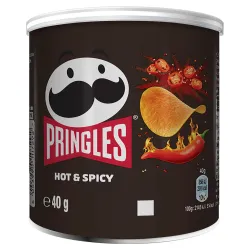 PRINGLES HOT&SPICY BATATAS FRITAS 40GR