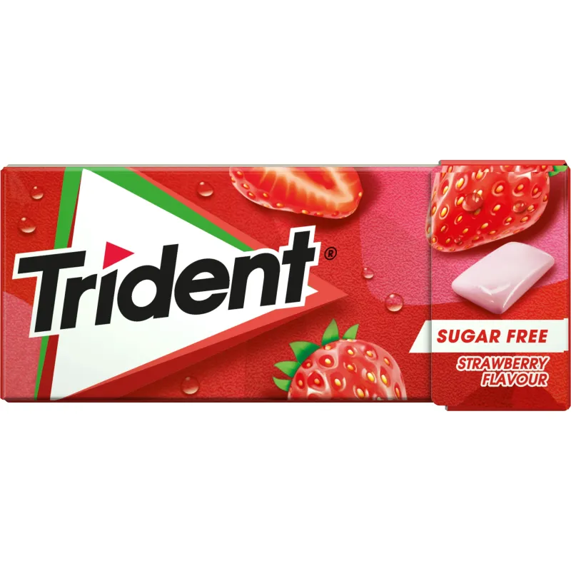 TRIDENT PASTILHAS FRUIT MORANGO