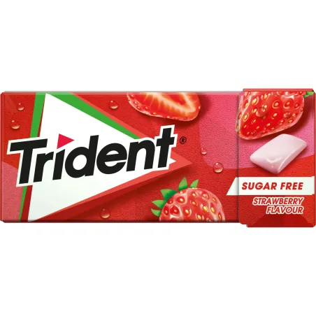 TRIDENT PASTILHAS FRUIT MORANGO
