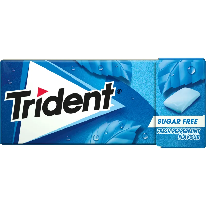 TRIDENT PASTILHAS FRESH PEPPERMINT