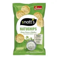 SNATTS NATUCHIPS NATAS E CEBOLINHO 65GR