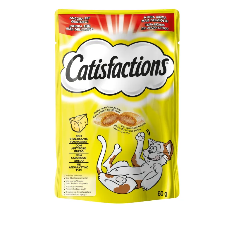 CATISFACTION QUEIJO 6*60g
