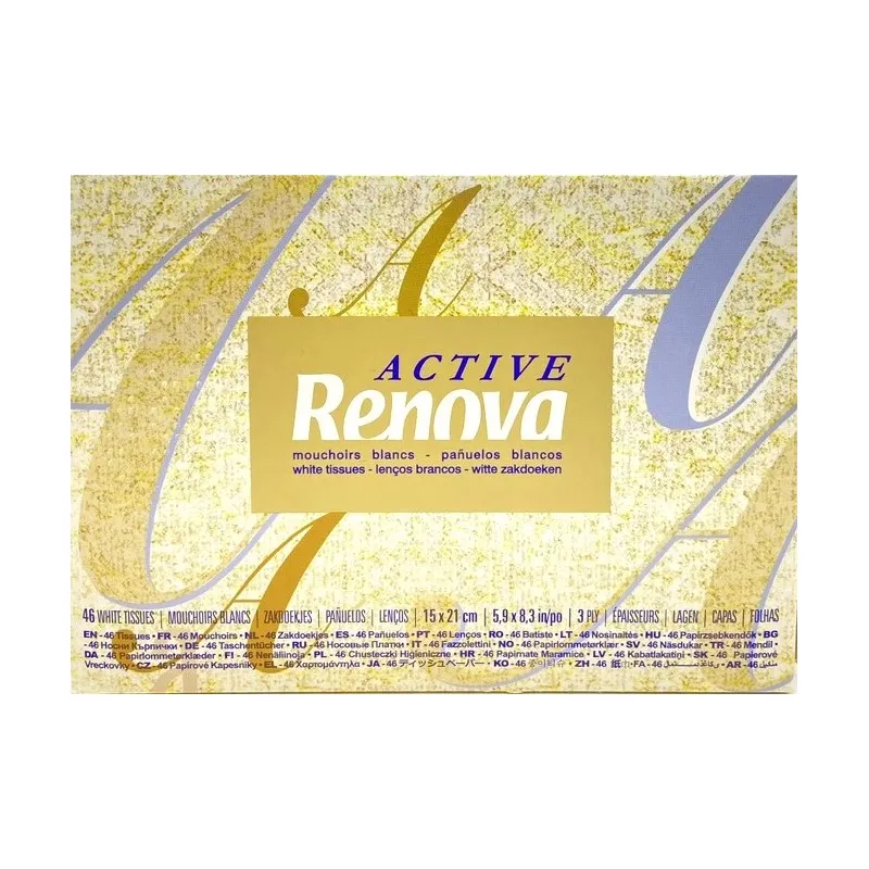 RENOVA MINI BRANCO LENCOS FACIAIS