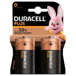 DURACELL PILHA PLUS LR20 BL2