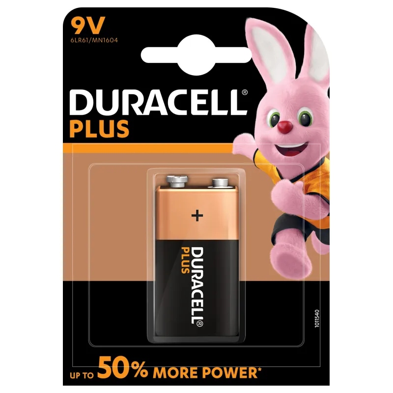 DURACELL PILHA PLUS 6LR61 9V