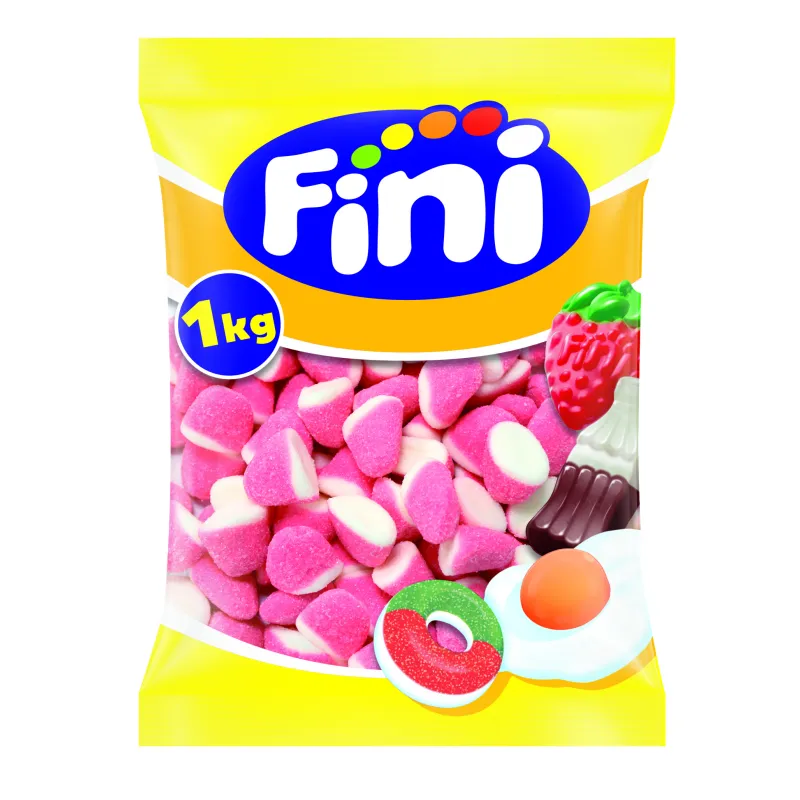 FINI GOMAS BEIJOS MORANGO 1KG