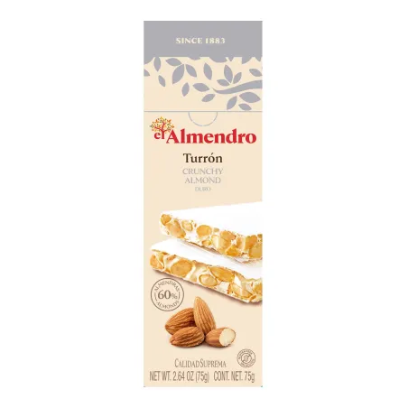 TURRON CRUNCHY ALMOND 75GR