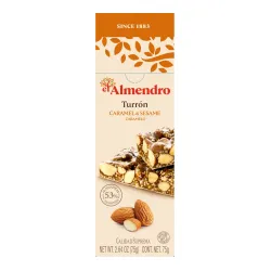 TURRON CRUNC ALMOND CARAM 75GR