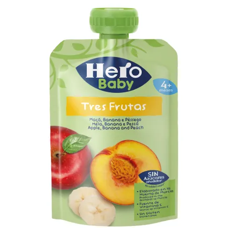 HERO SAQUETA 3 FRUTAS 100G