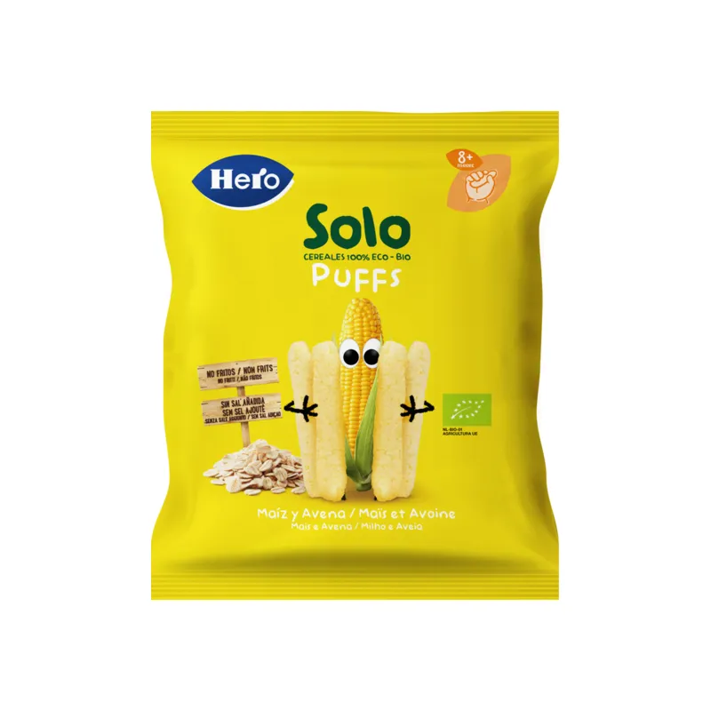 HERO SOLO SNACKS MILHO E AVEIA