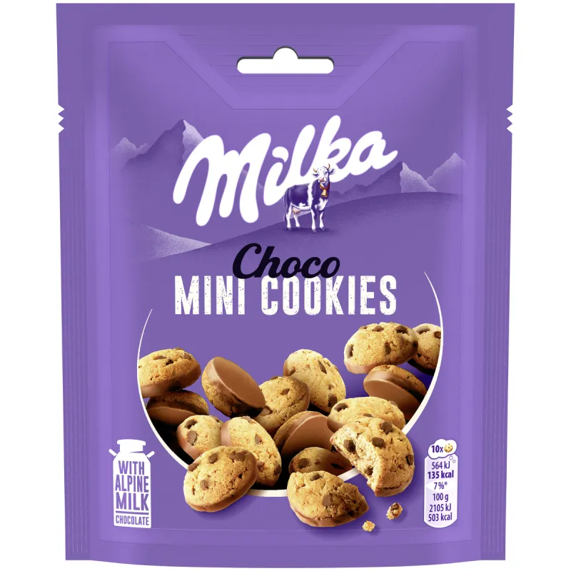 MILKA MINI COOKIES 110G