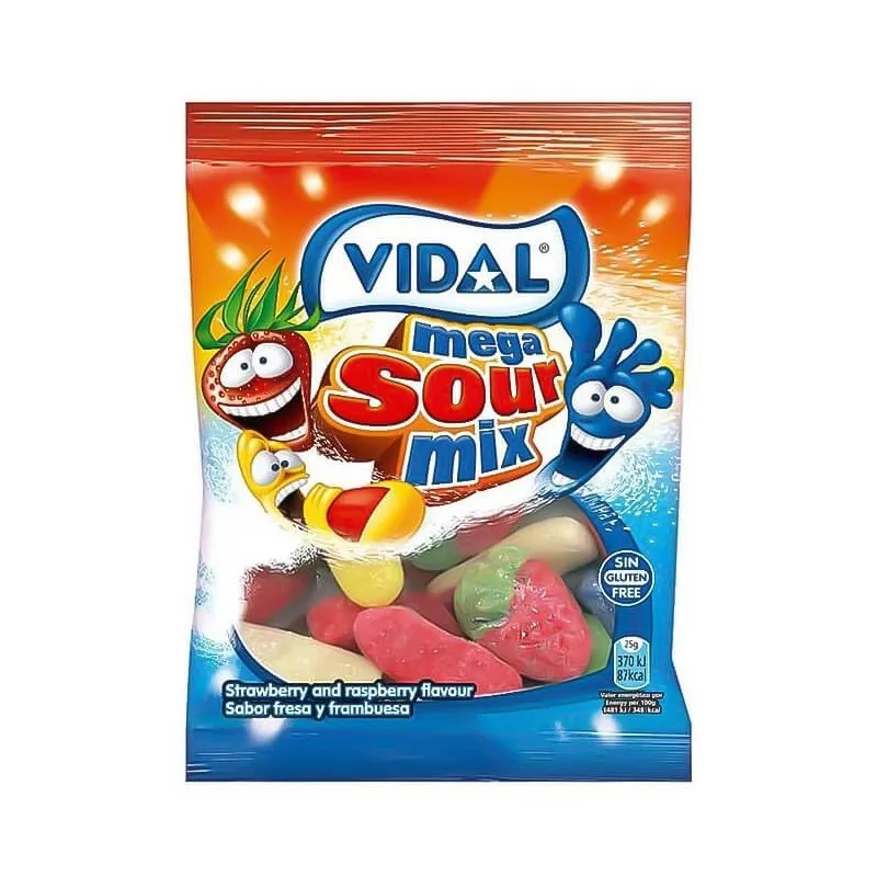 VIDAL MEGASORTIDO ÁCIDO 90G