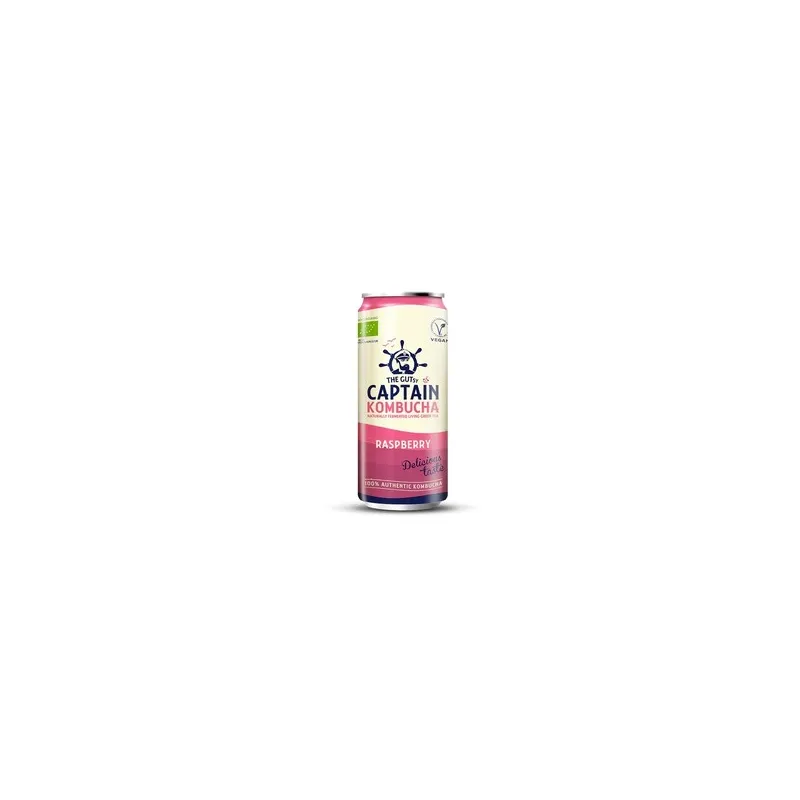 Gutsy Kaptain Kombucha Raspberry 25cl
