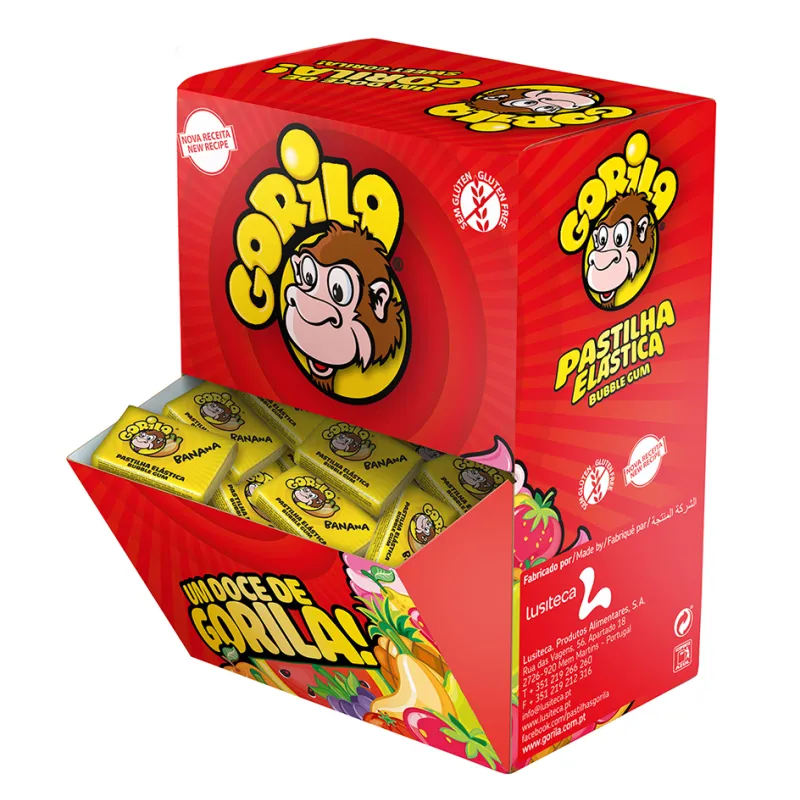 GORILA PASTILHAS BANANA
