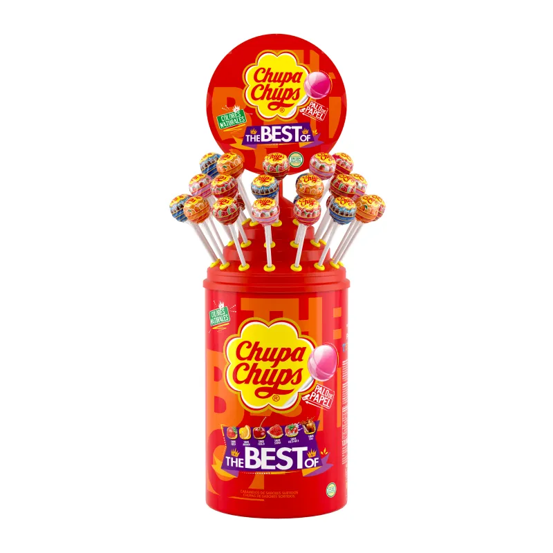 CHUPA CHUPS TUBO C/100+10 CHUPAS 