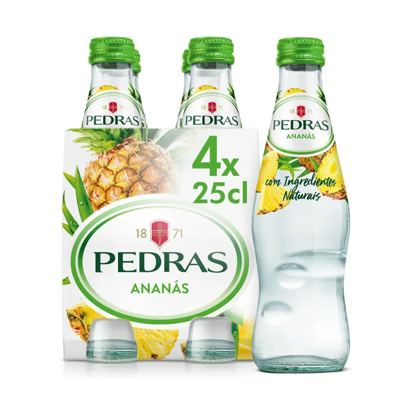 Pedras Salgadas Água Gaseificada Ananás 25cl