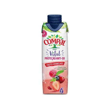 COMPAL VITAL FRUTOS VERMELHOS 300ML