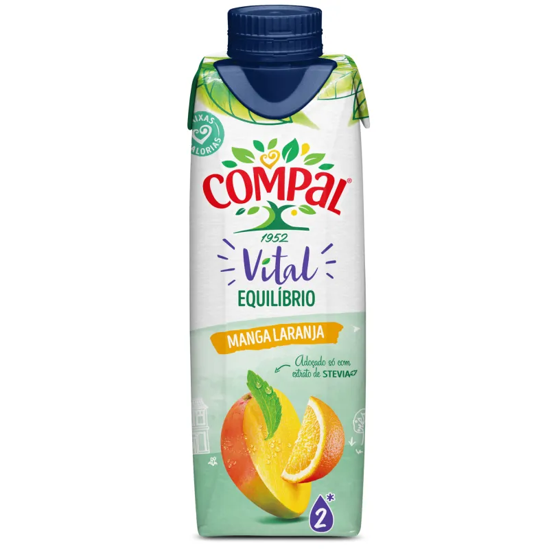 COMPAL VITAL MANGA/LARANJA 300ML