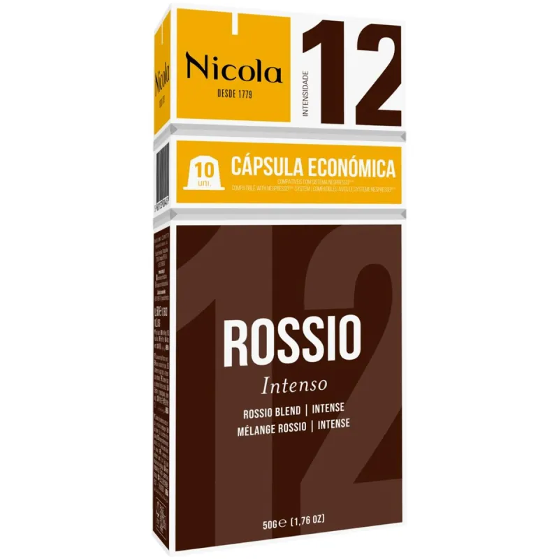 NICOLA NESPRESSO ROSSIO CAPSULAS 10U