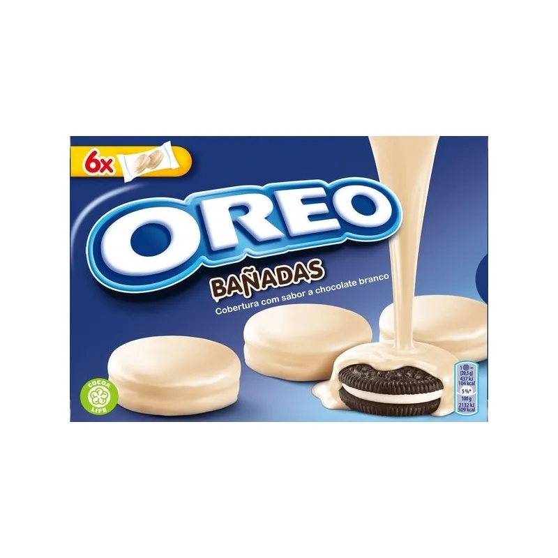 OREO COBERTURA CHOCOLATE BRANCO 246G