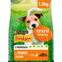 FRISKIES CÃO MENU MINI FRANGO SECO 1,5KG