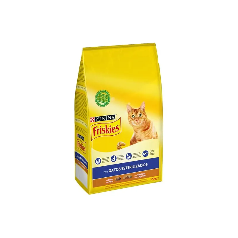 FRISKIES GATO ESTERILIZADO PERU SECO 1,5KG