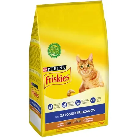 FRISKIES GATO ESTERILIZADO PERU SECO 1,5KG