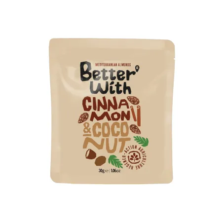 ALMONDS BETTER CANELA COCO 30G