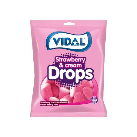 VIDAL STRAWBER CREAM DROP 90GR