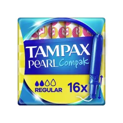 TAMPAX-16 PEARL COMPAK REGULAR