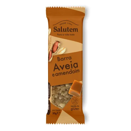 BARRAS AVEIA AMENDOIM CARAMELO