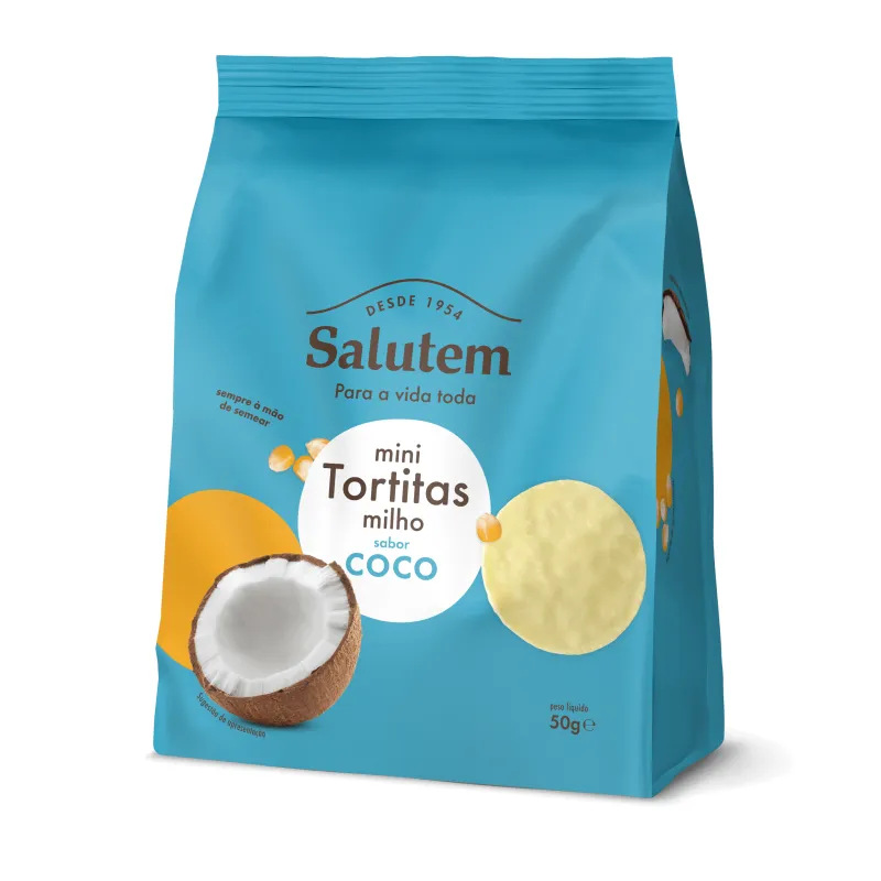 SALUTEM MINI TORT MILHO COCO +N 50G