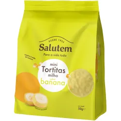 SALUTEM MINI TORT MIL BANA+N 50G