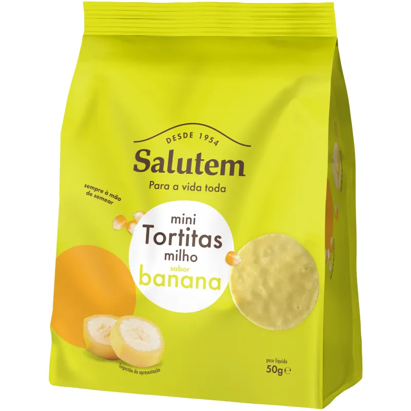 SALUTEM MINI TORT MIL BANA+N 50G