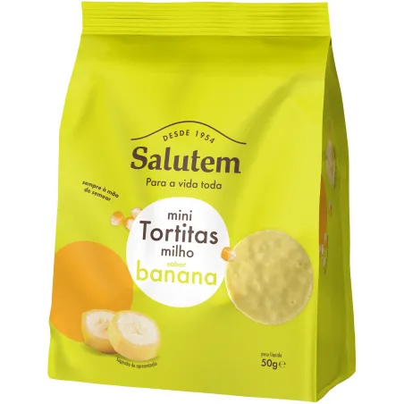 SALUTEM MINI TORT MIL BANA+N 50G